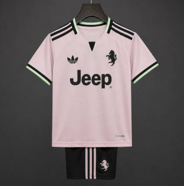 Completo calcio trasferta terza bambino Juventus 2026/2027