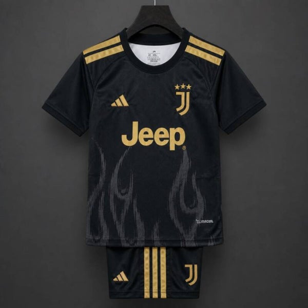 Completo calcio trasferta terza bambino Juventus 2026/2027