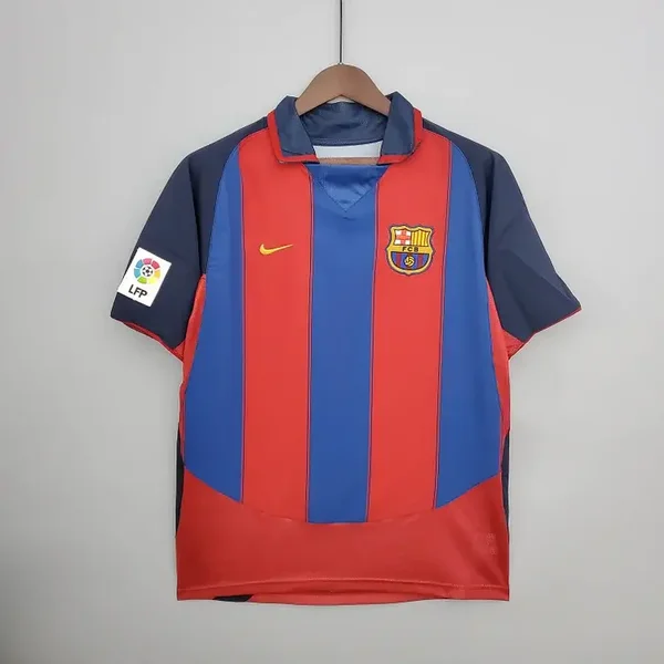 Maglia calcio casa storica retro vintage Barcellona 2003/2004