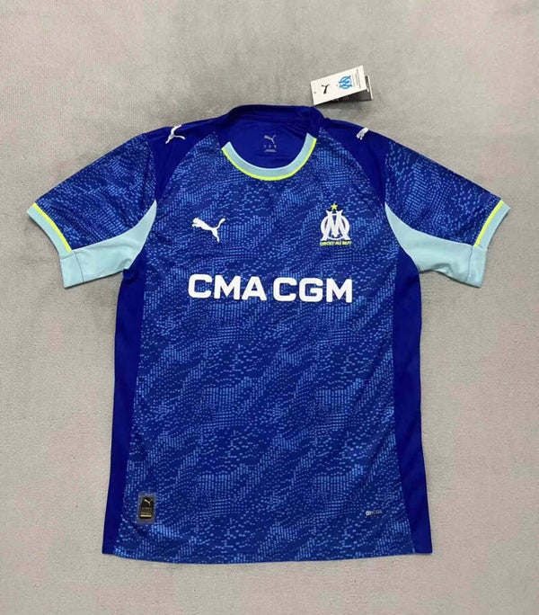 Maglia calcio trasferta terza versione fan Marsiglia 2025/2026