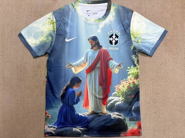 Maglia calcio edizione limitata versione fan Brasile 2025/2026