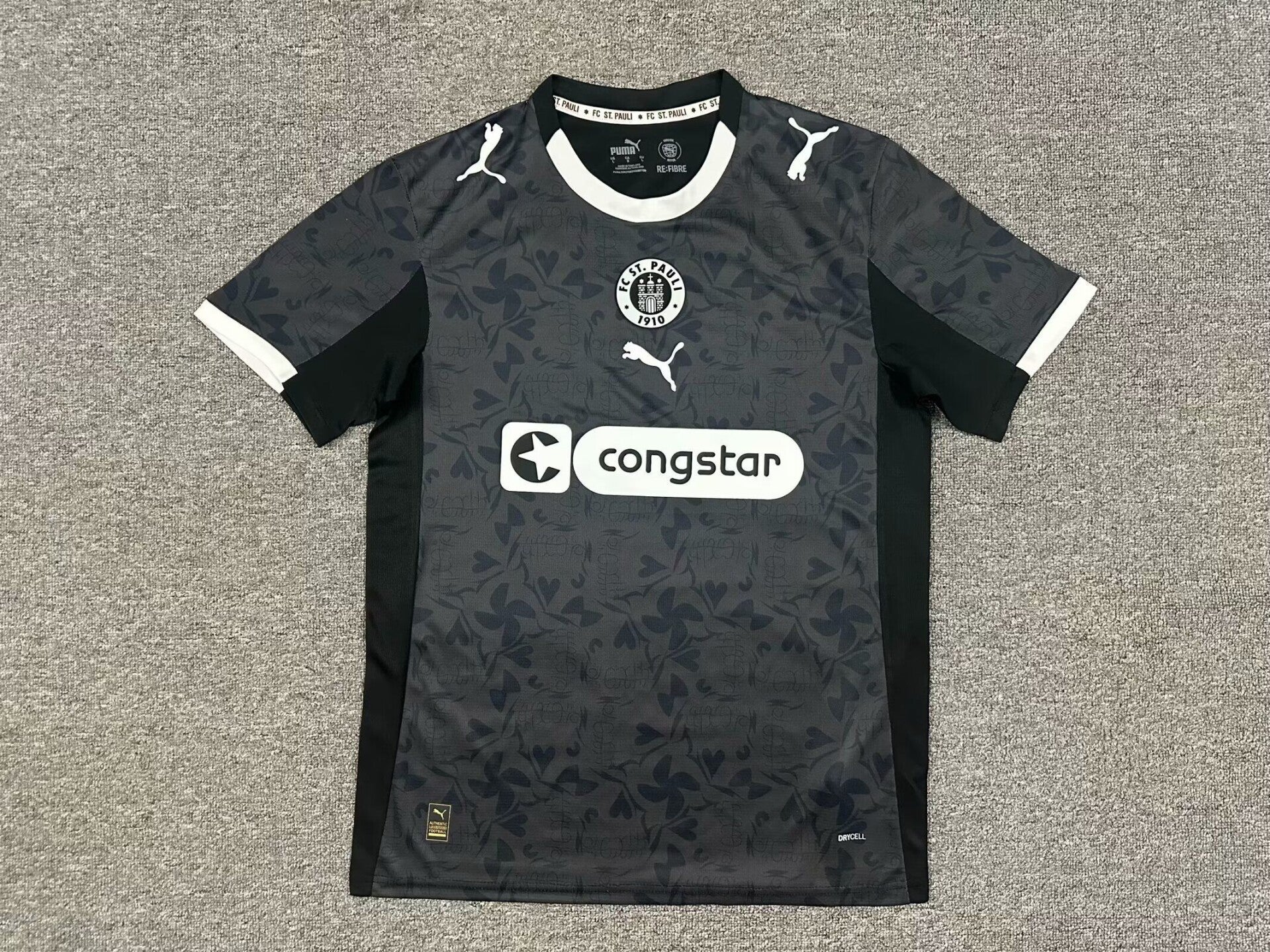 Maglia calcio trasferta terza versione fan ST. Pauli 2025/2026