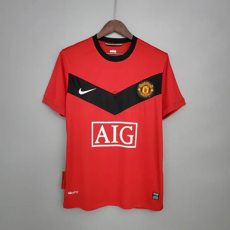 Maglia calcio casa storica retro vintage Manchester United 2009/2010