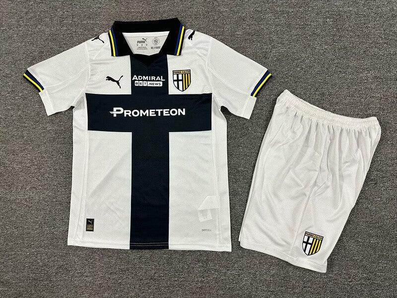 Completo calcio casa bambino Parma 2025/2026