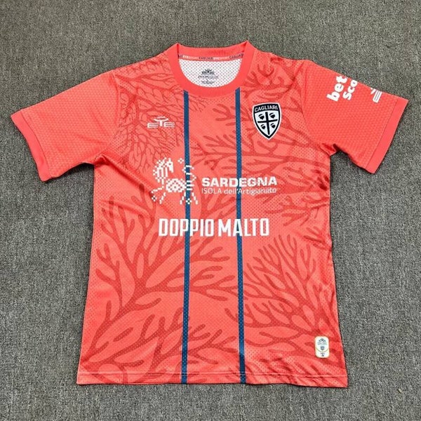 Maglia calcio trasferta quarta versione fan Cagliari 2025/2026