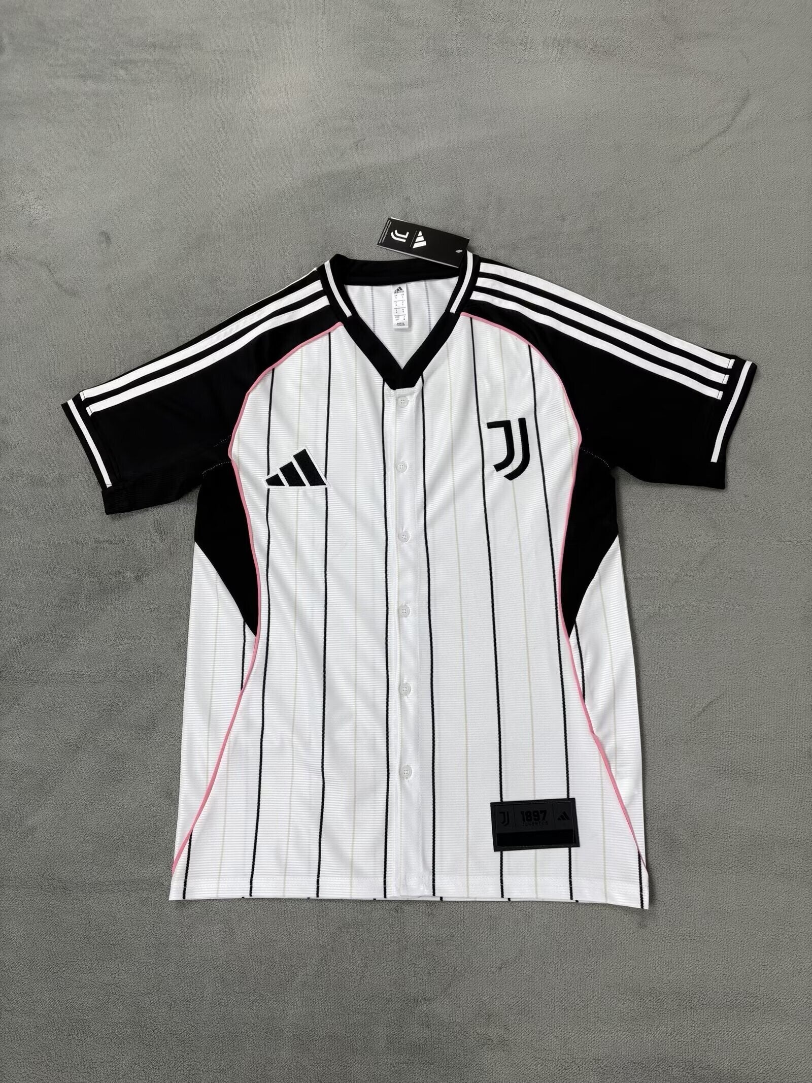 Maglia calcio baseball versione fan Juventus 2025/2026