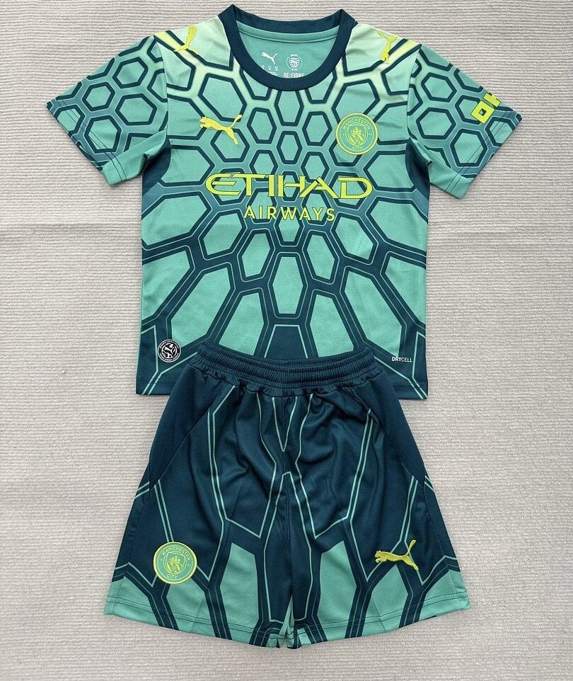 Completo calcio portiere bambino Manchester City  2026/2027
