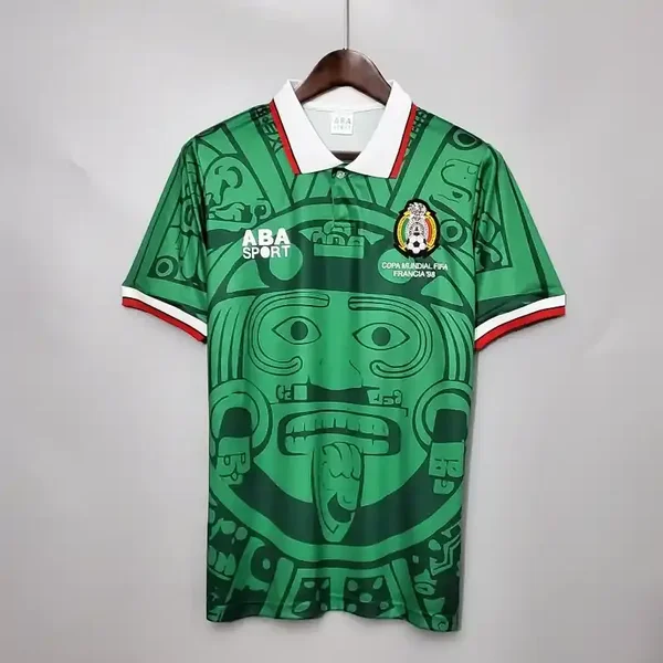 Maglia calcio casa storica retro vintage Messico 1998