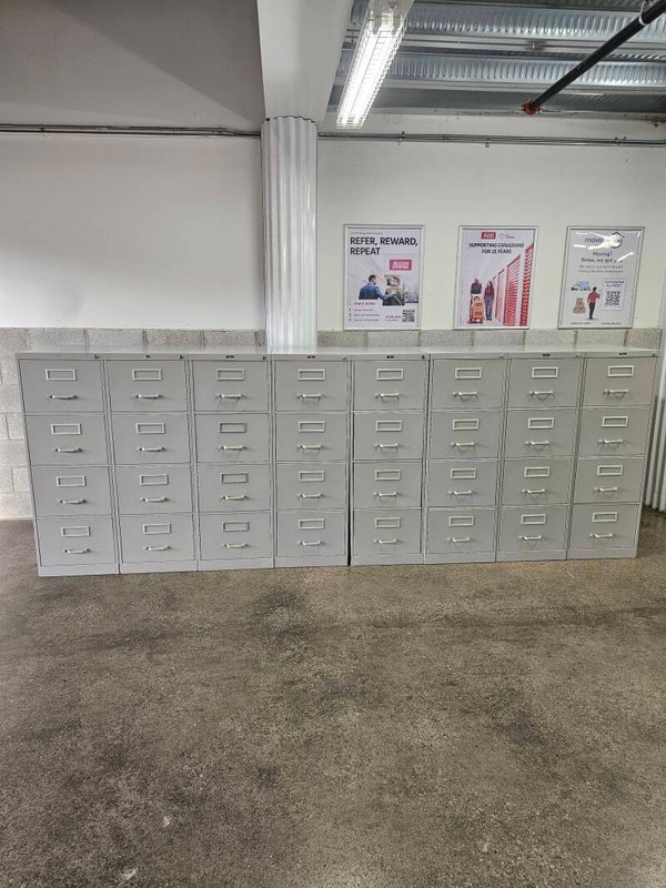 STAPLES FILE CABINETS GREY