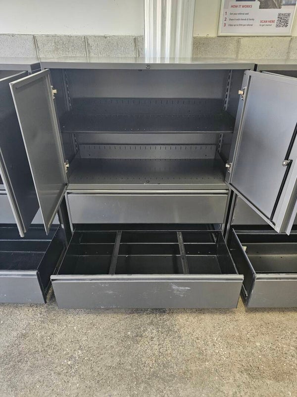 METAL STORAGE/UTILITY & FILE CABINET
