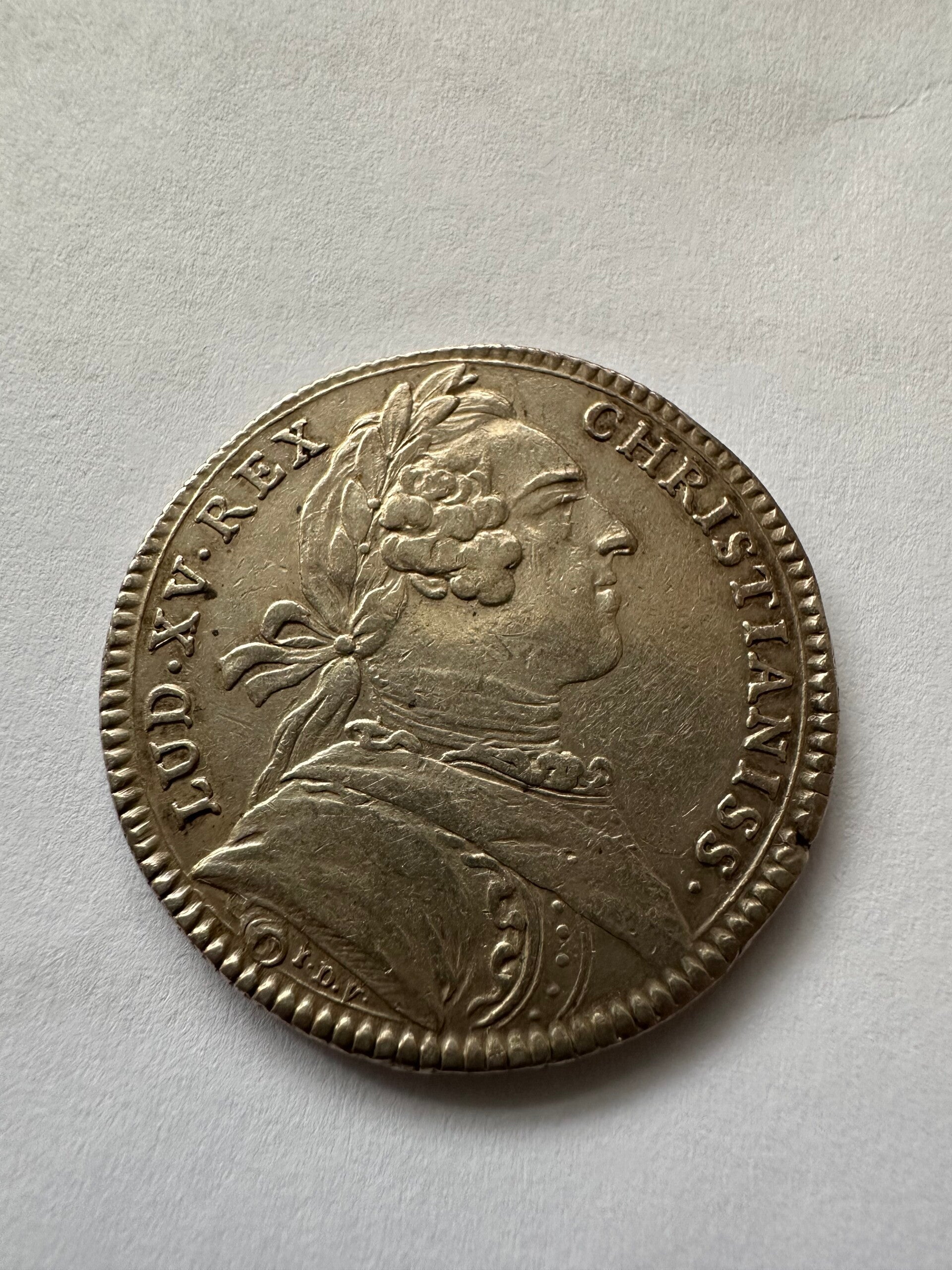 1764 jeton argent Louis XV Procureurs de la Chambre des Comptes de Paris