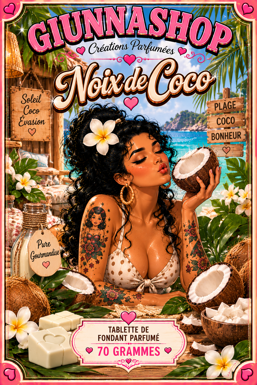 Tablette noix de Coco