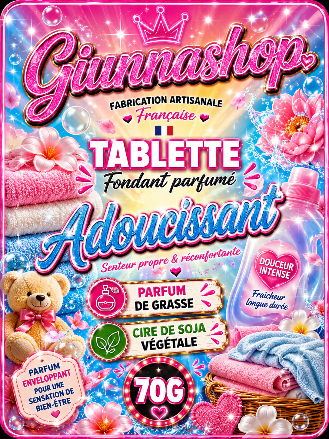 Tablette adoucissant