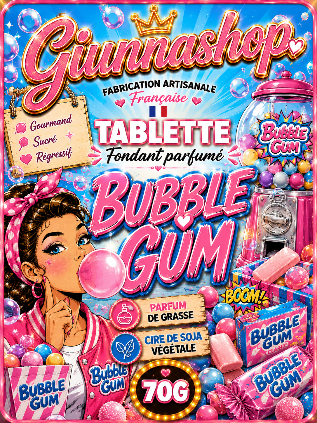 Tablette Bubble gum