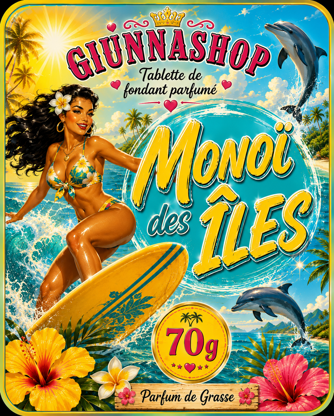 Tablette Monoï des îles