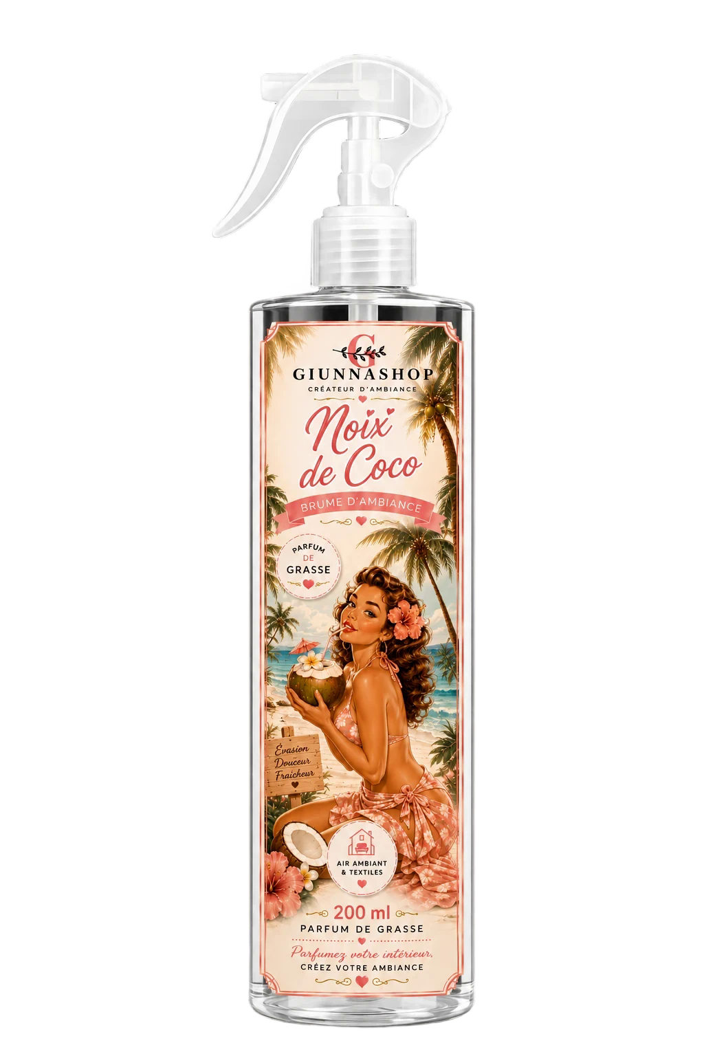 Brume d'ambiance noix de coco