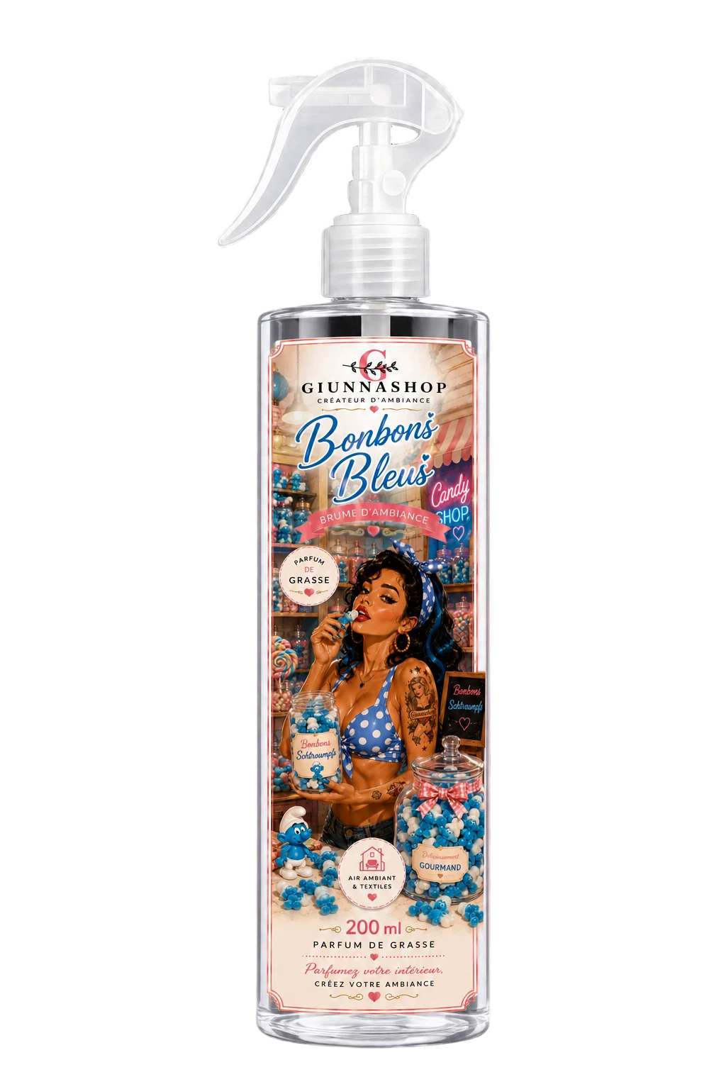 Brume d'ambiance Bonbon Bleu