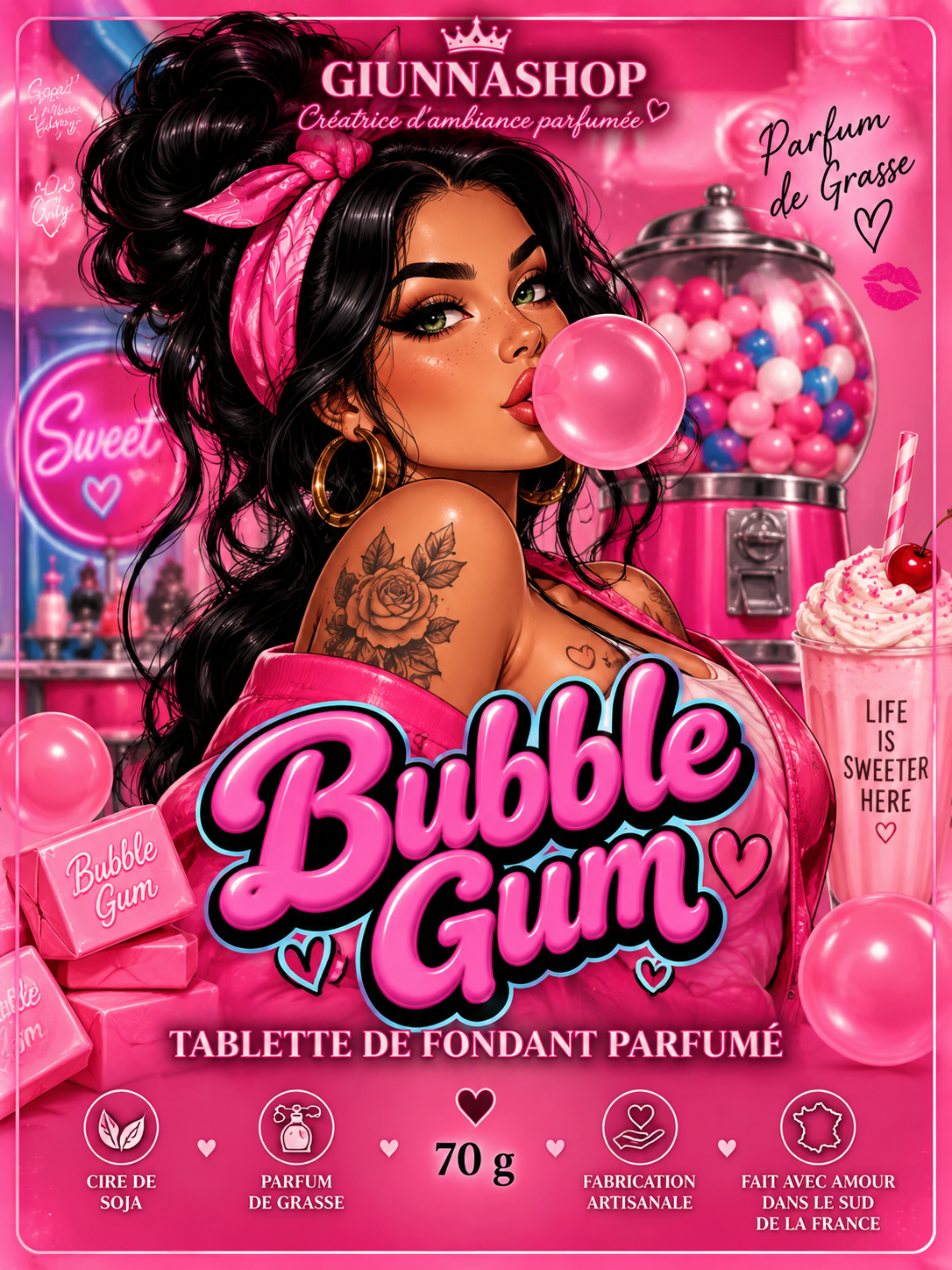 Tablette Bubble gum