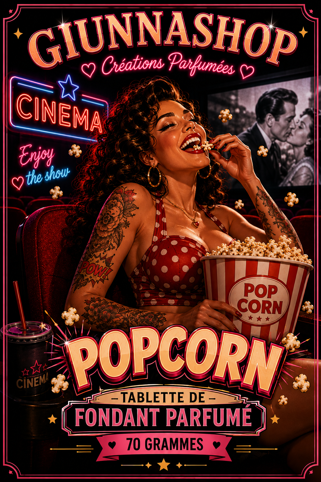 Tablette Pop corn