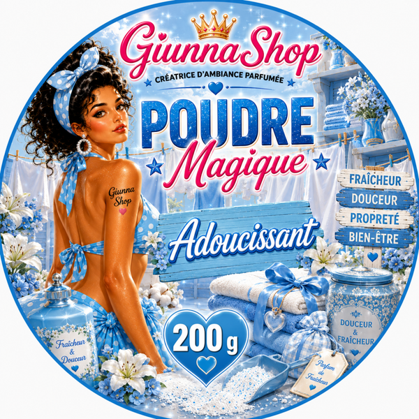 Poudre magique adoucissant