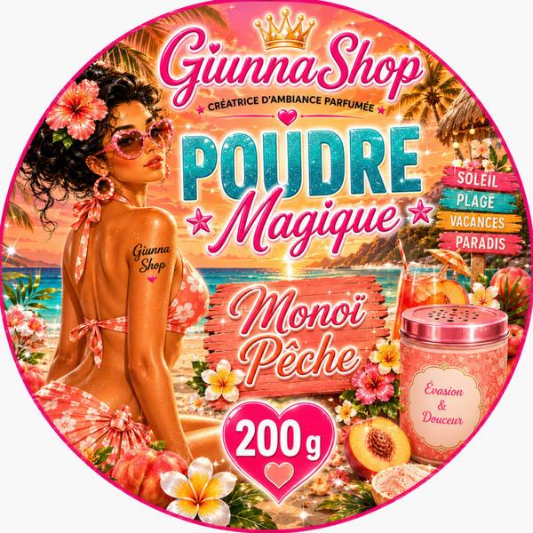 Poudre magique Monoï pêche