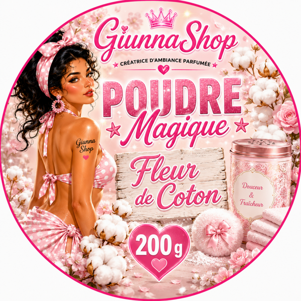 Poudre magique Fleur de coton