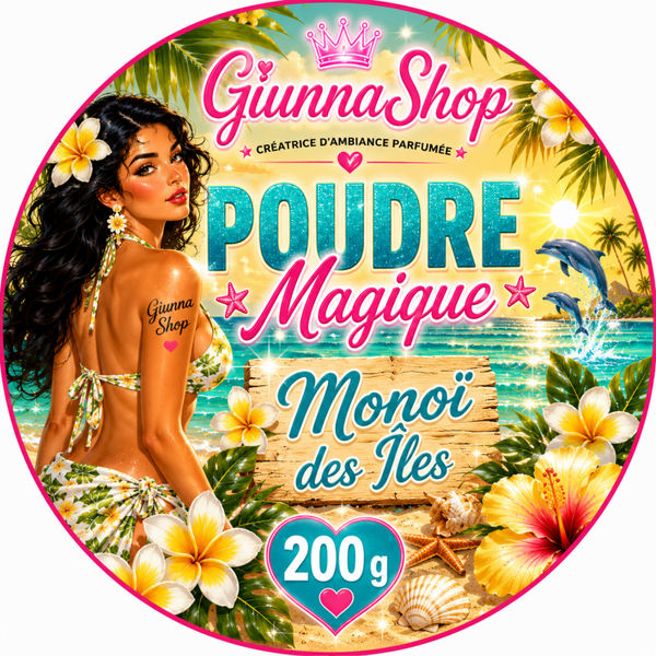 Poudre magique Monoï des îles