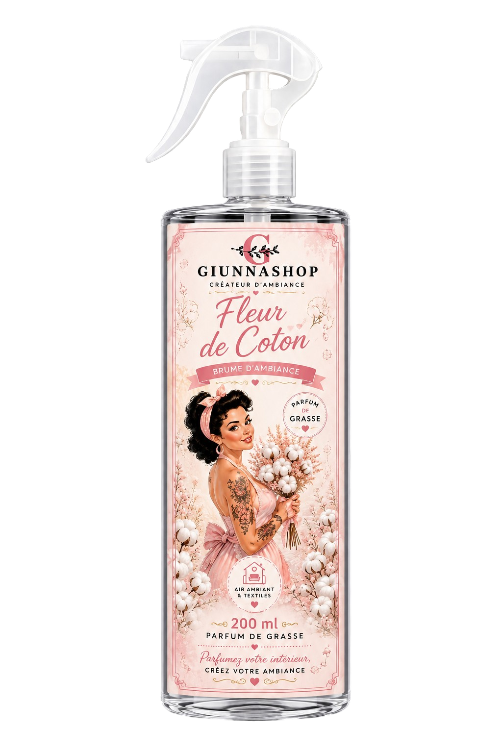 Brume d'ambiance fleur de coton