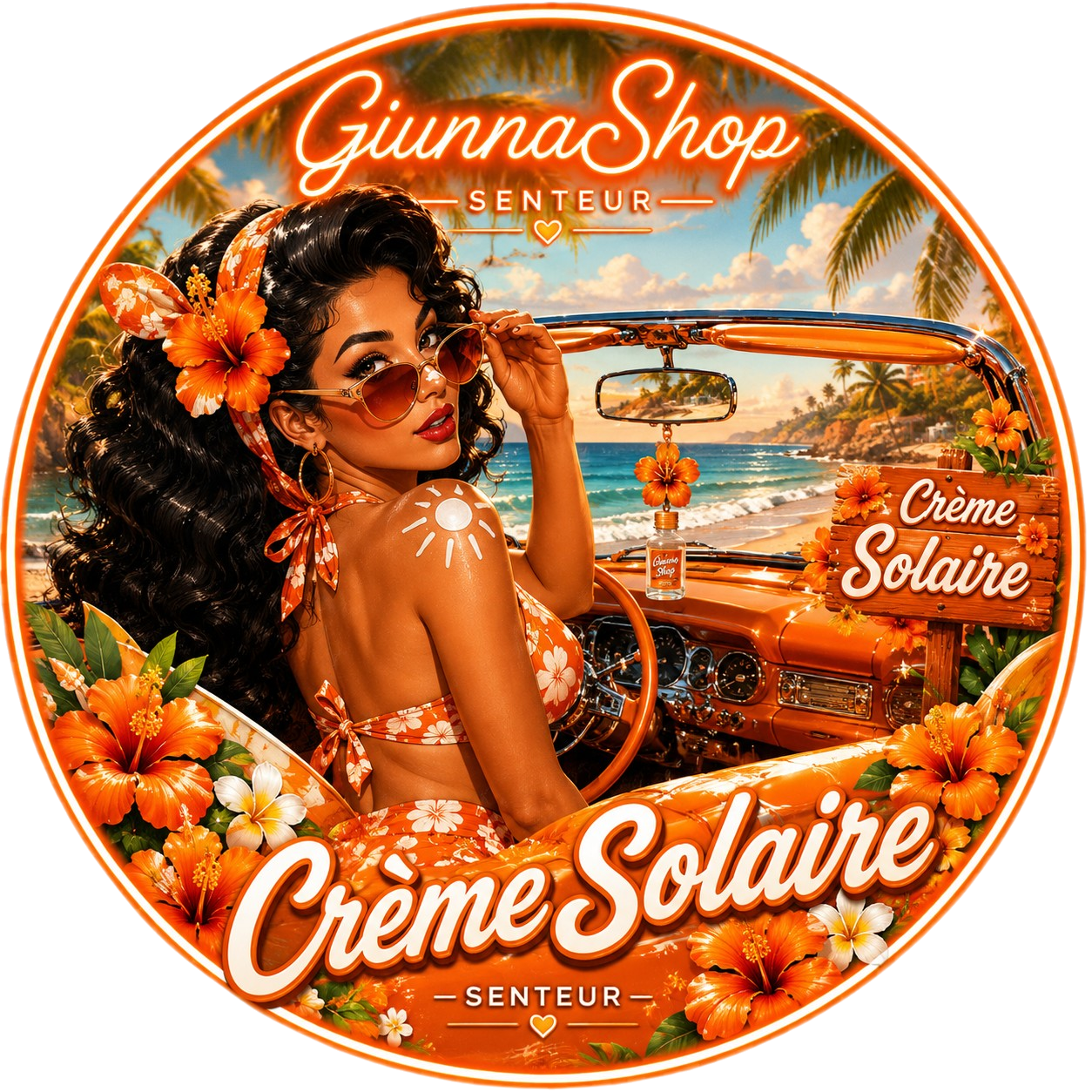 Diffuseur voiture crème solaire