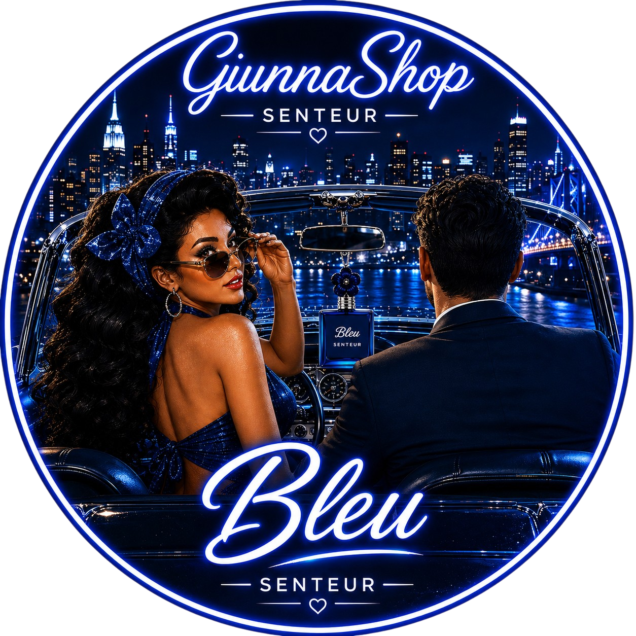 Diffuseur voiture Dupe " Bleu "