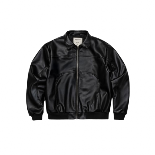 ZIPUP LEATHER JACKET
