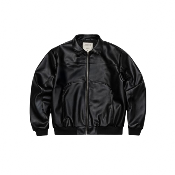 ZIPUP LEATHER JACKET