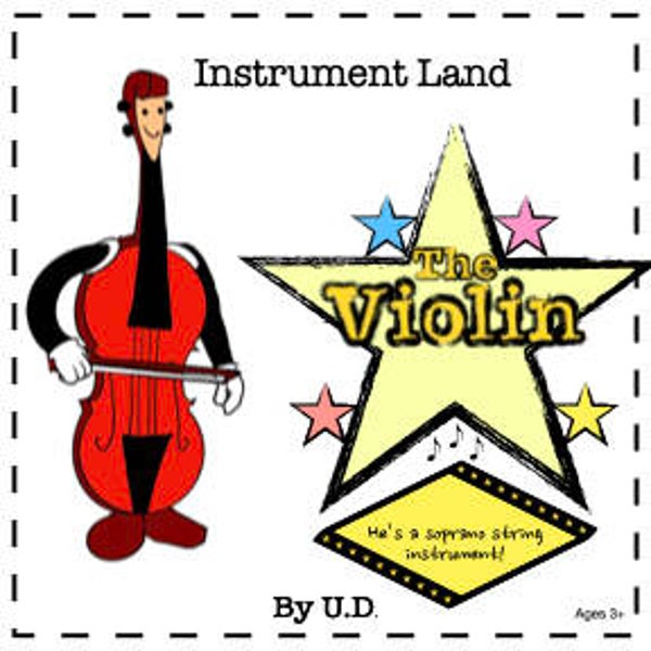 Violin toy figure