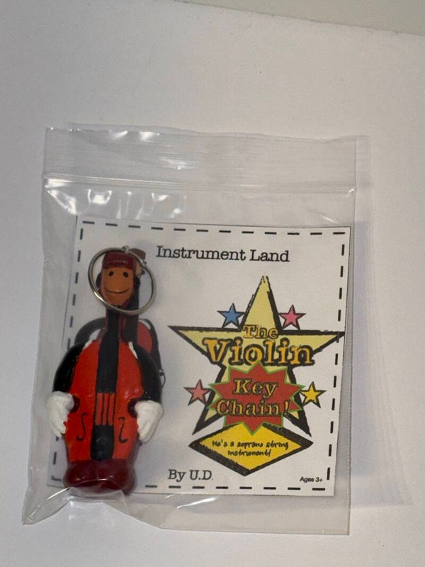 Violin keychain