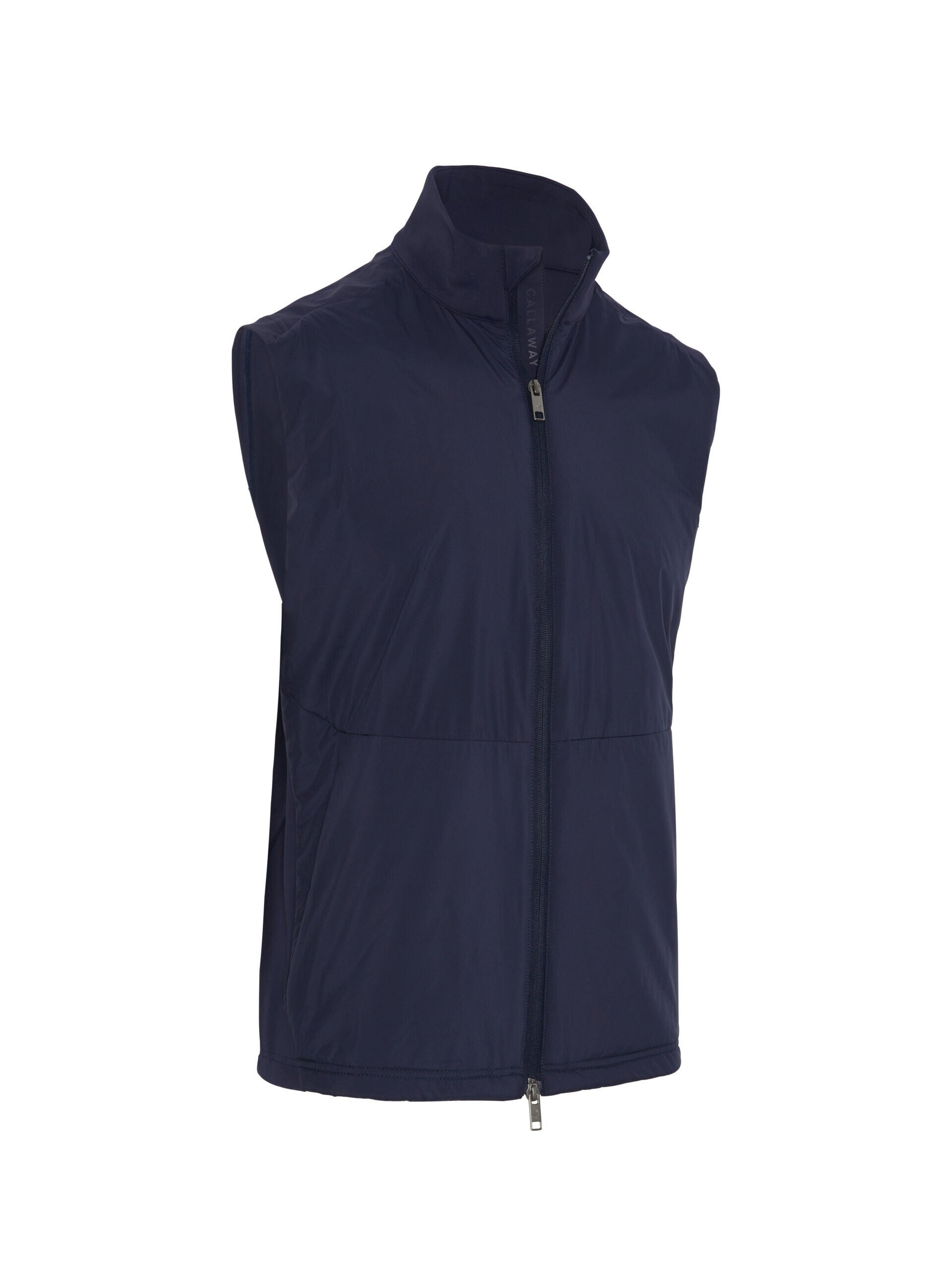 Callaway Mixed Media Full Zip Vest - Peacoat