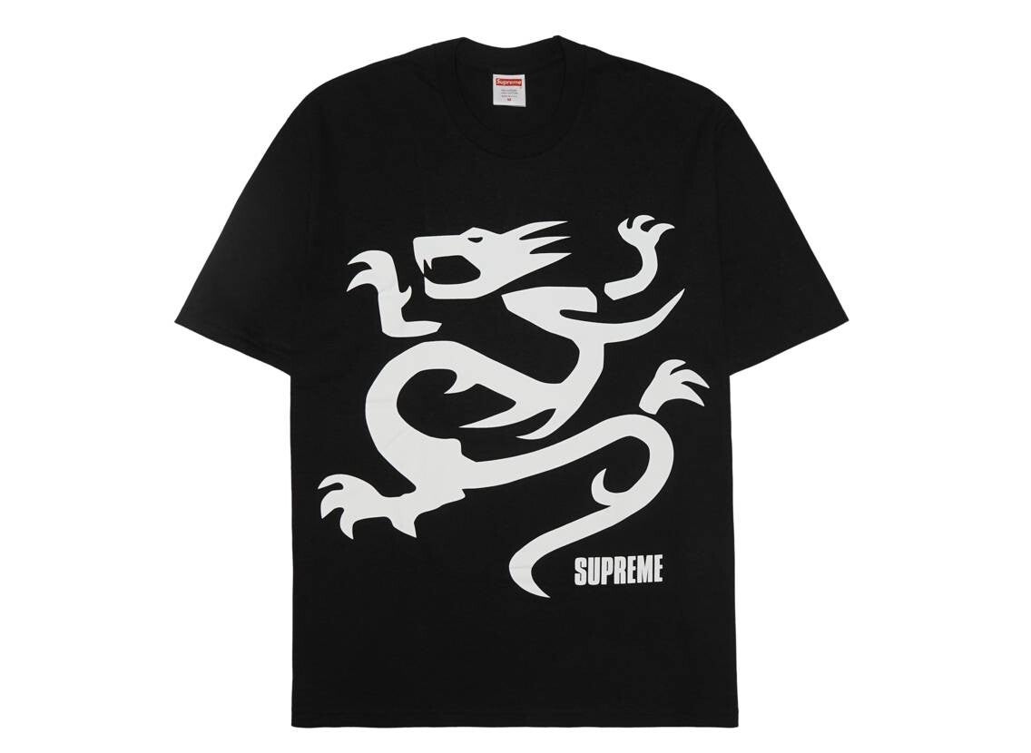 Supreme mobb dragon tee black