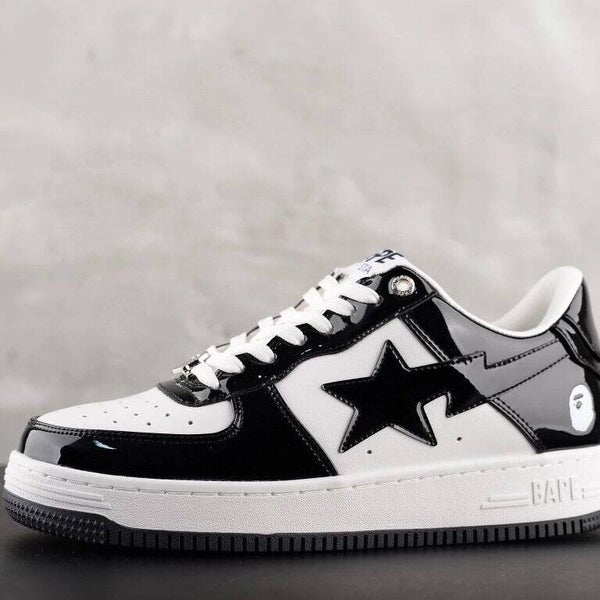 Bapesta black and white