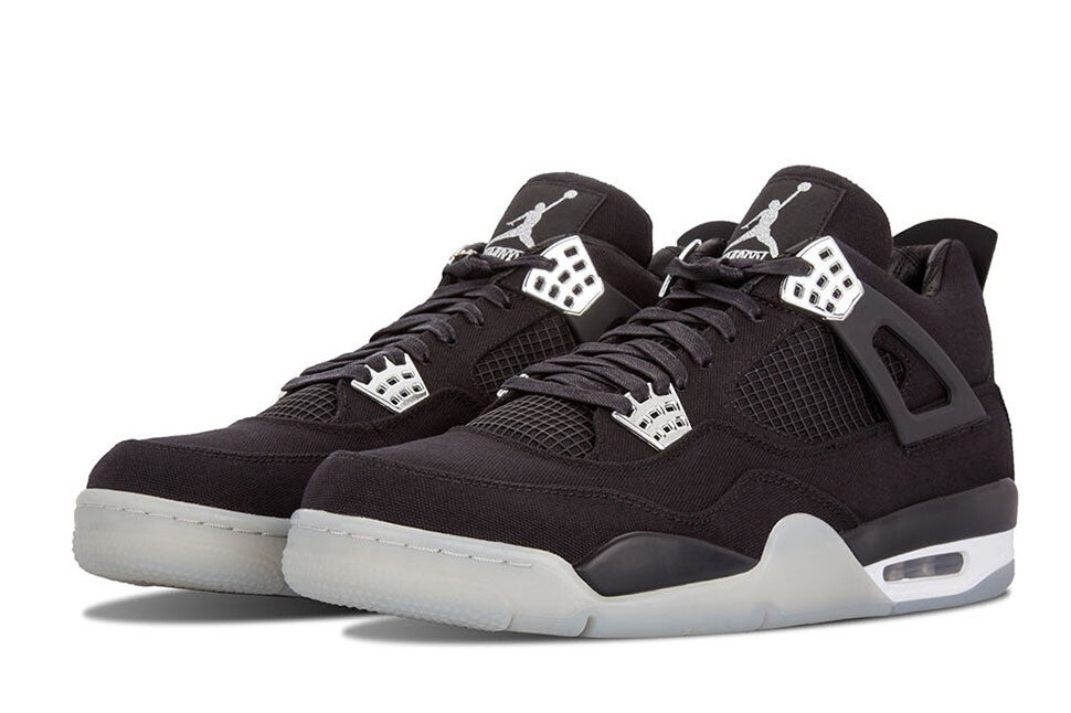 Jordan 4 Black Chrome (Eminem x Carhartt)