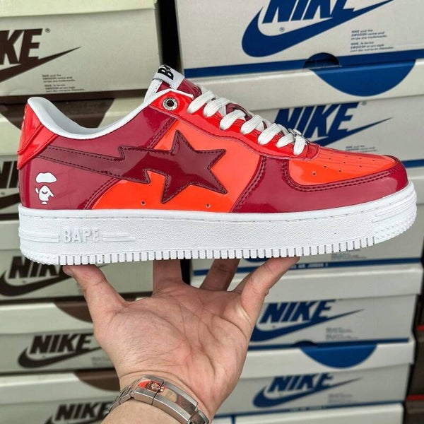 Bapesta red orange