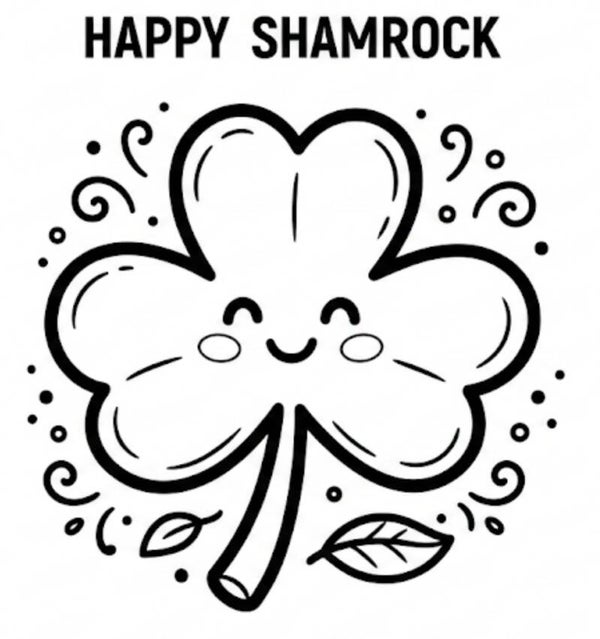 Shamrock coloring page