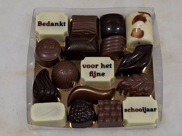 bedankt fijne schooljaar doos 8