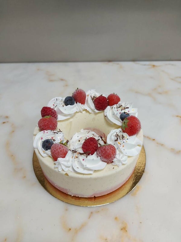 vanille-aardbei 6 personen