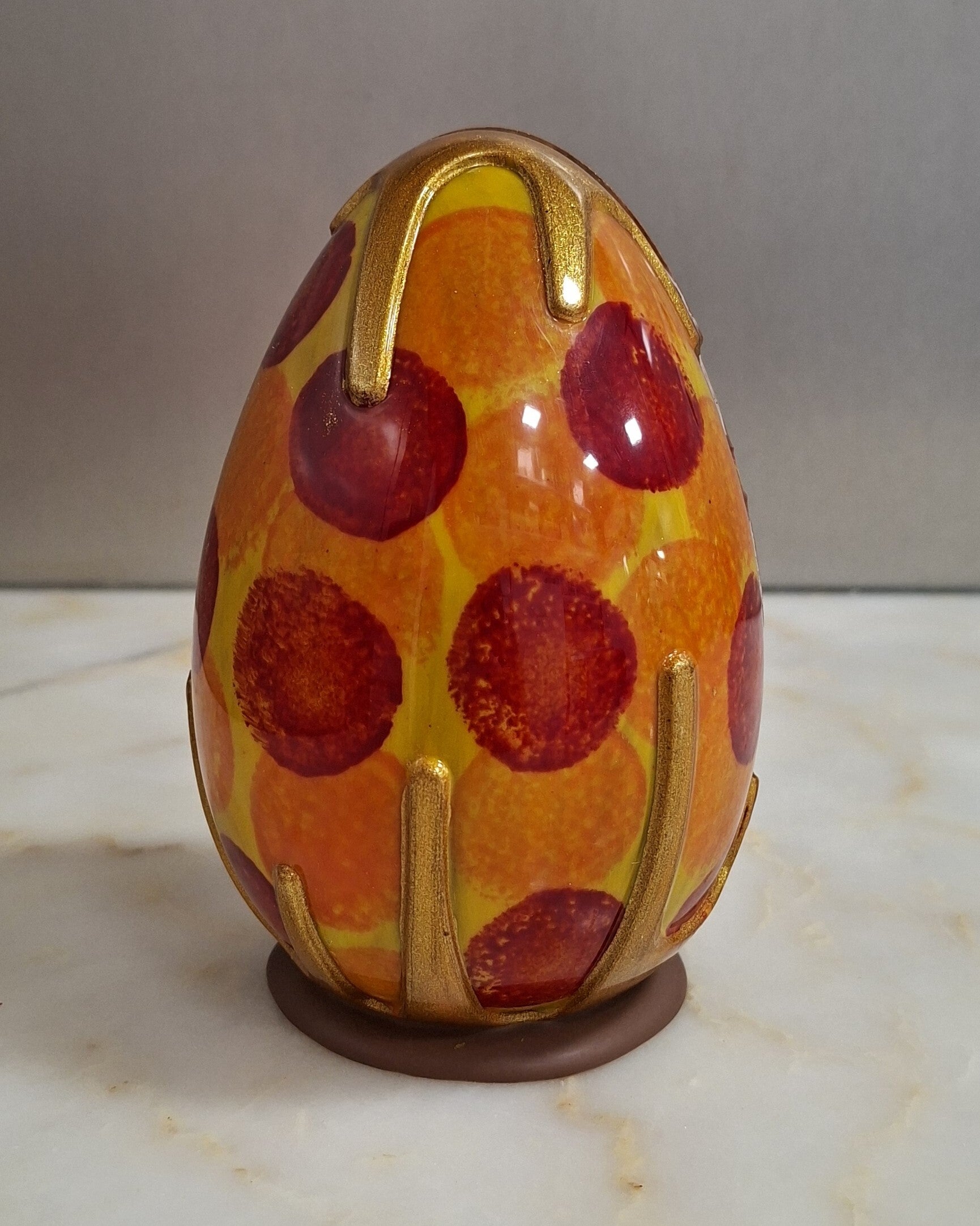 luxe ei stippen gouden drip