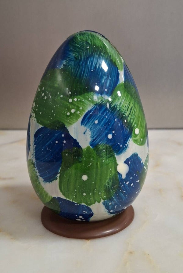 luxe ei vegen blauw, groen, wit