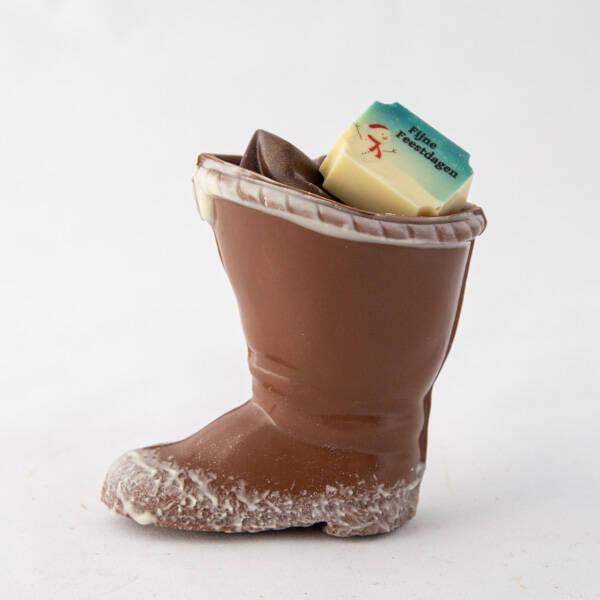 kerstlaars mini (8 pralines)