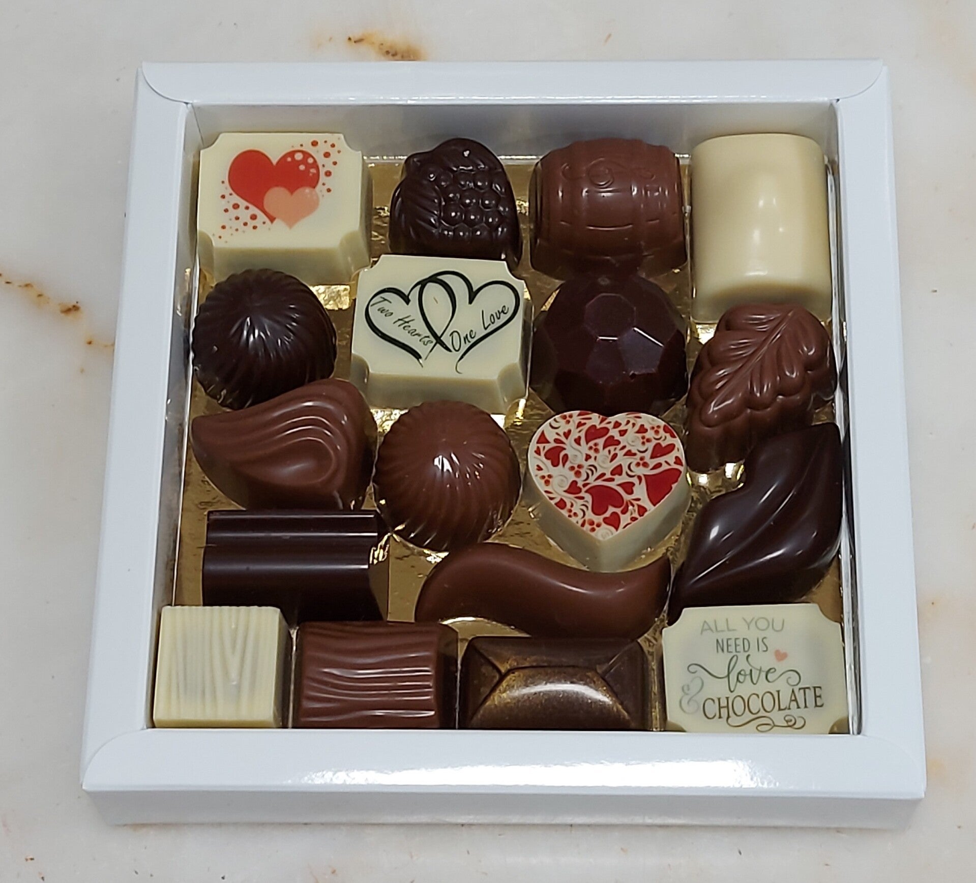 luxedoos klein met valentijn pralines