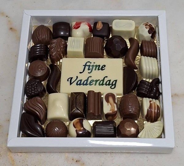luxedoos met Vaderdagplaatje horizontaal