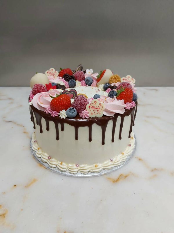 Moederdagtaart (biscuit) 6 personen