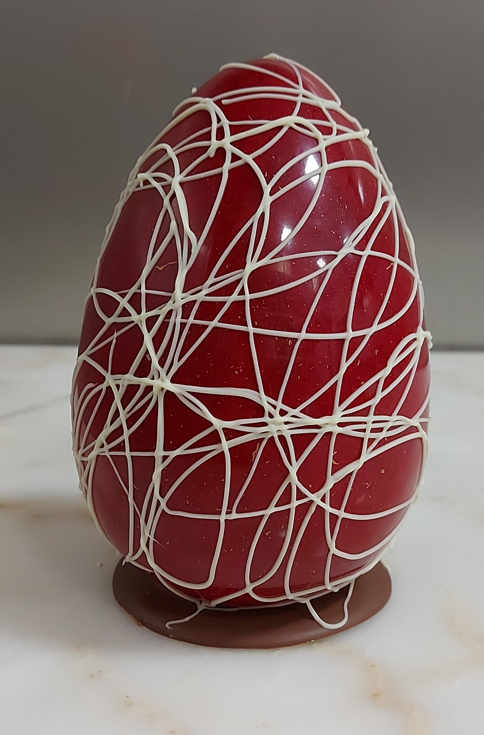 luxe ei rood chocolade sprits