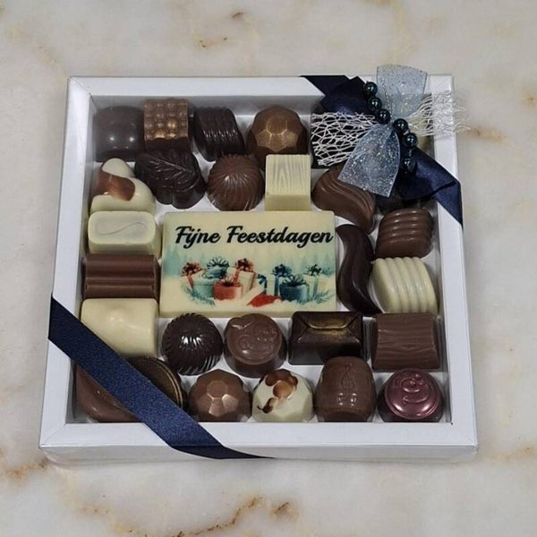 luxedoos met kerst plaatje
